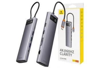 Top Features of Baseus Metal Gleam 11‑Port HUB: 4K HDMI, Gigabit LAN, PD Charging