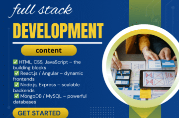 Full stack web development